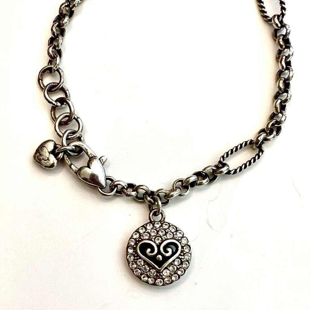 BRIGHTON Crystal Heart Dangle Bracelet - Picture 2 of 6